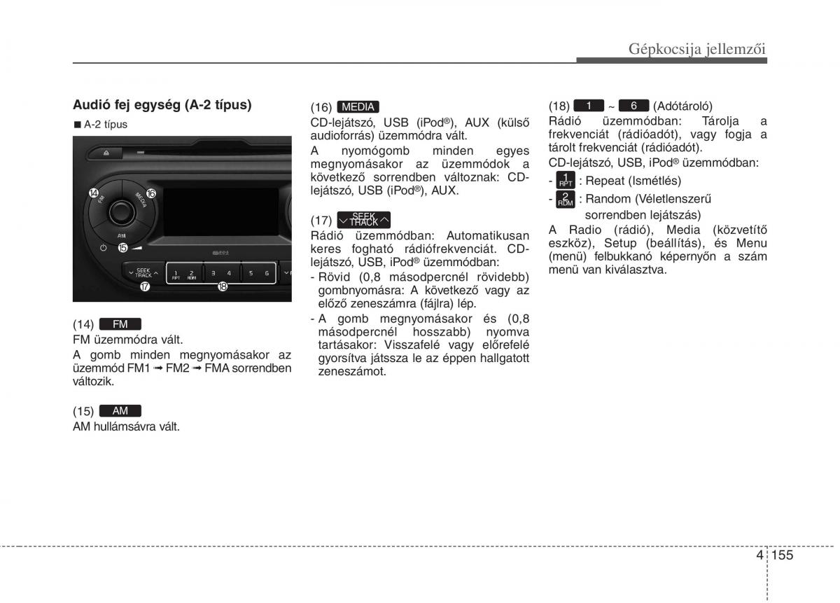 KIA Picanto II 2 Kezelesi utmutato / page 237