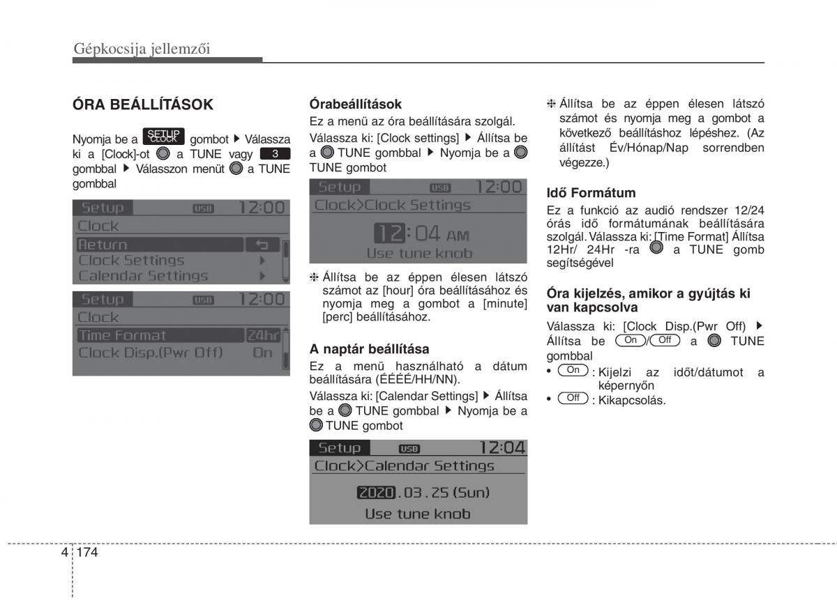 KIA Picanto II 2 Kezelesi utmutato / page 256