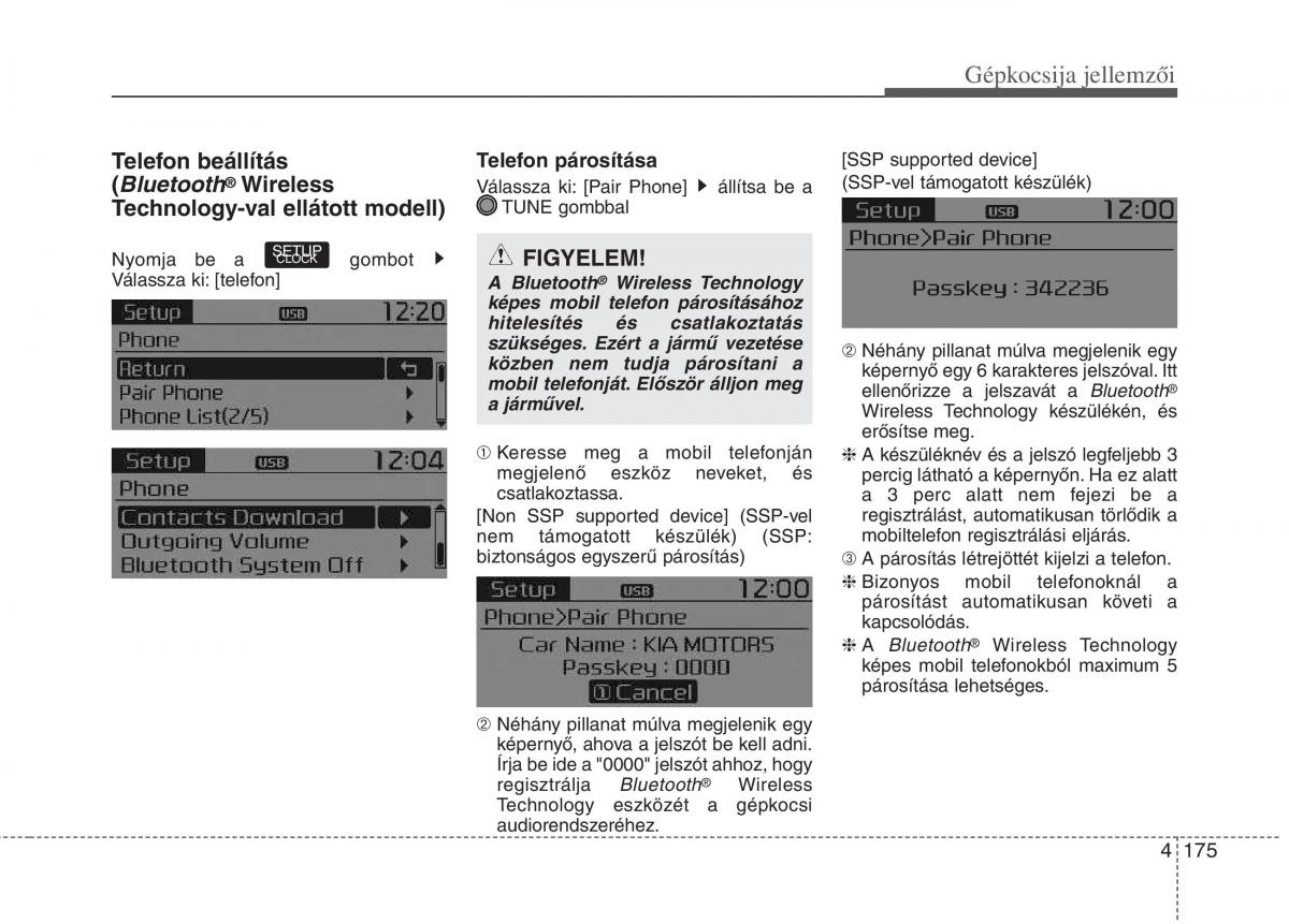 KIA Picanto II 2 Kezelesi utmutato / page 257