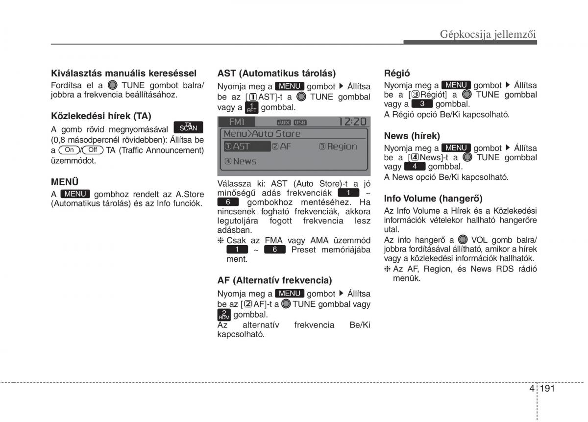 KIA Picanto II 2 Kezelesi utmutato / page 273