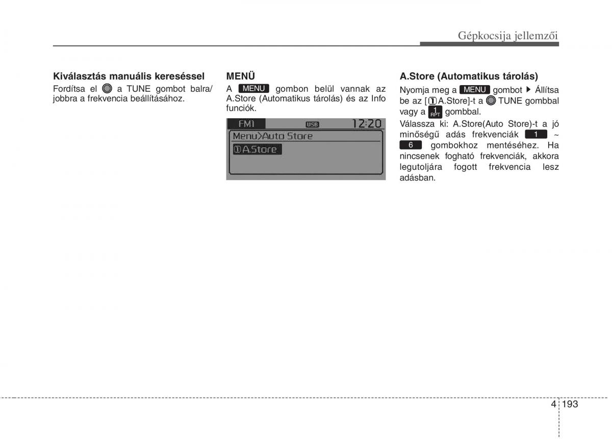 KIA Picanto II 2 Kezelesi utmutato / page 275