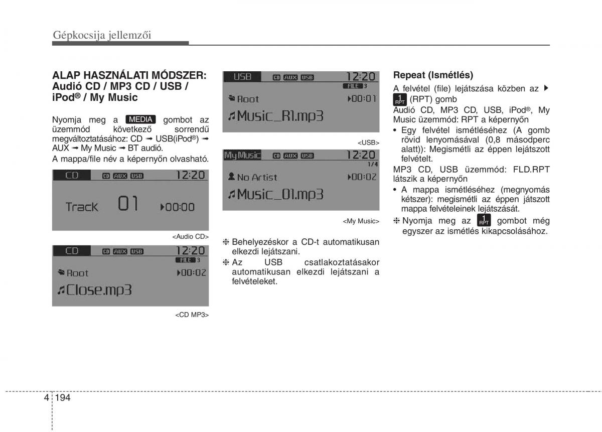 KIA Picanto II 2 Kezelesi utmutato / page 276