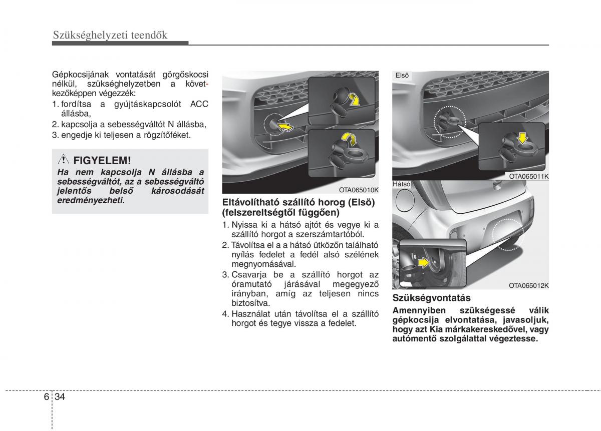 KIA Picanto II 2 Kezelesi utmutato / page 404