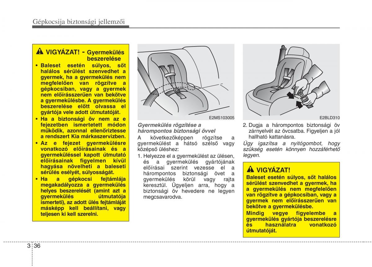 KIA Picanto II 2 Kezelesi utmutato / page 49