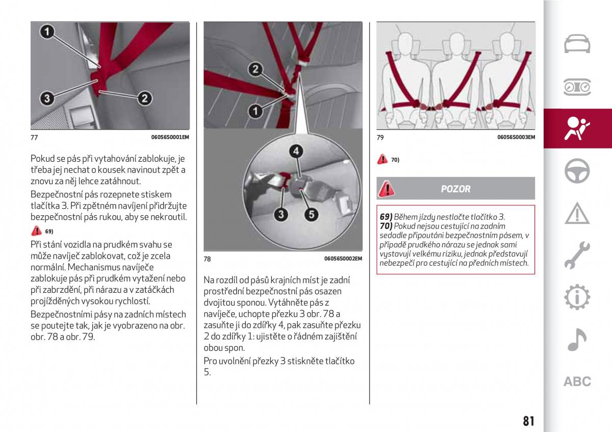 Alfa Romeo Giulia navod k obsludze / page 83