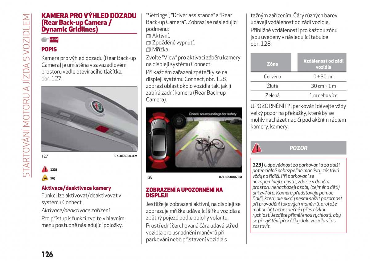 Alfa Romeo Giulia navod k obsludze / page 128