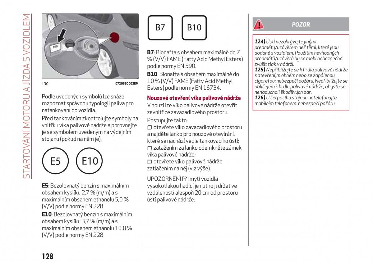 Alfa Romeo Giulia navod k obsludze / page 130