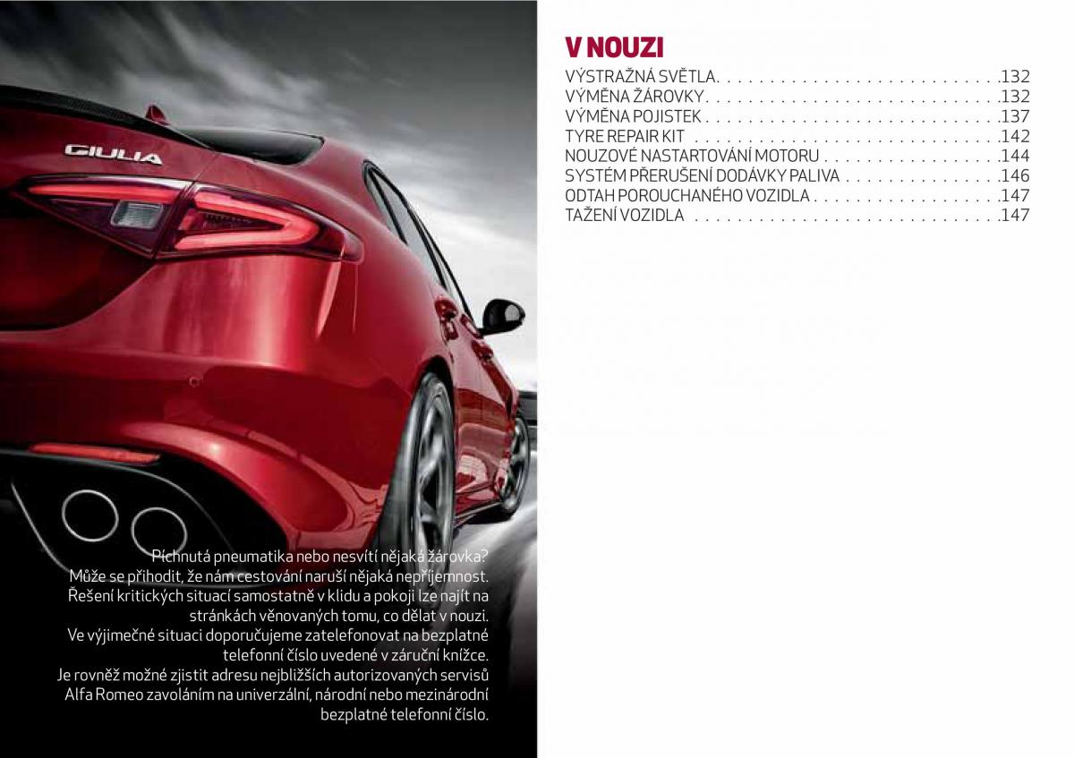 Alfa Romeo Giulia navod k obsludze / page 133