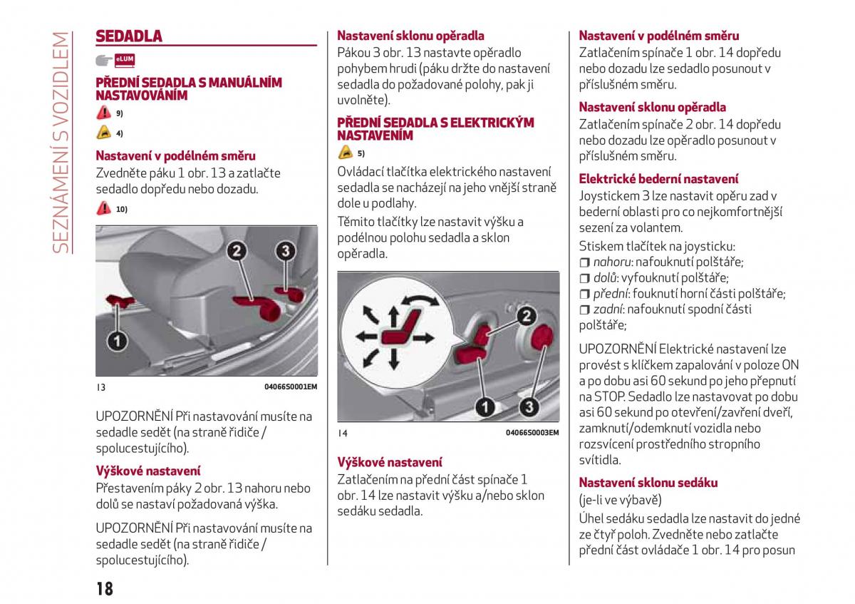 Alfa Romeo Giulia navod k obsludze / page 20