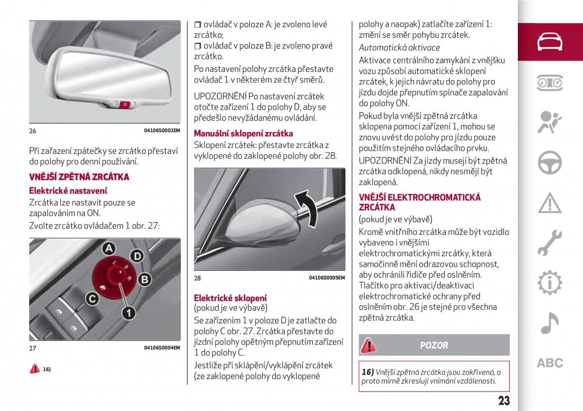 Alfa Romeo Giulia navod k obsludze / page 25