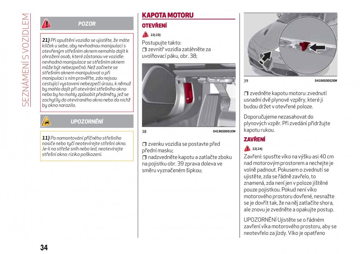 Alfa Romeo Giulia navod k obsludze / page 36