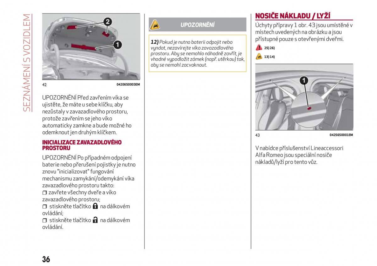 Alfa Romeo Giulia navod k obsludze / page 38