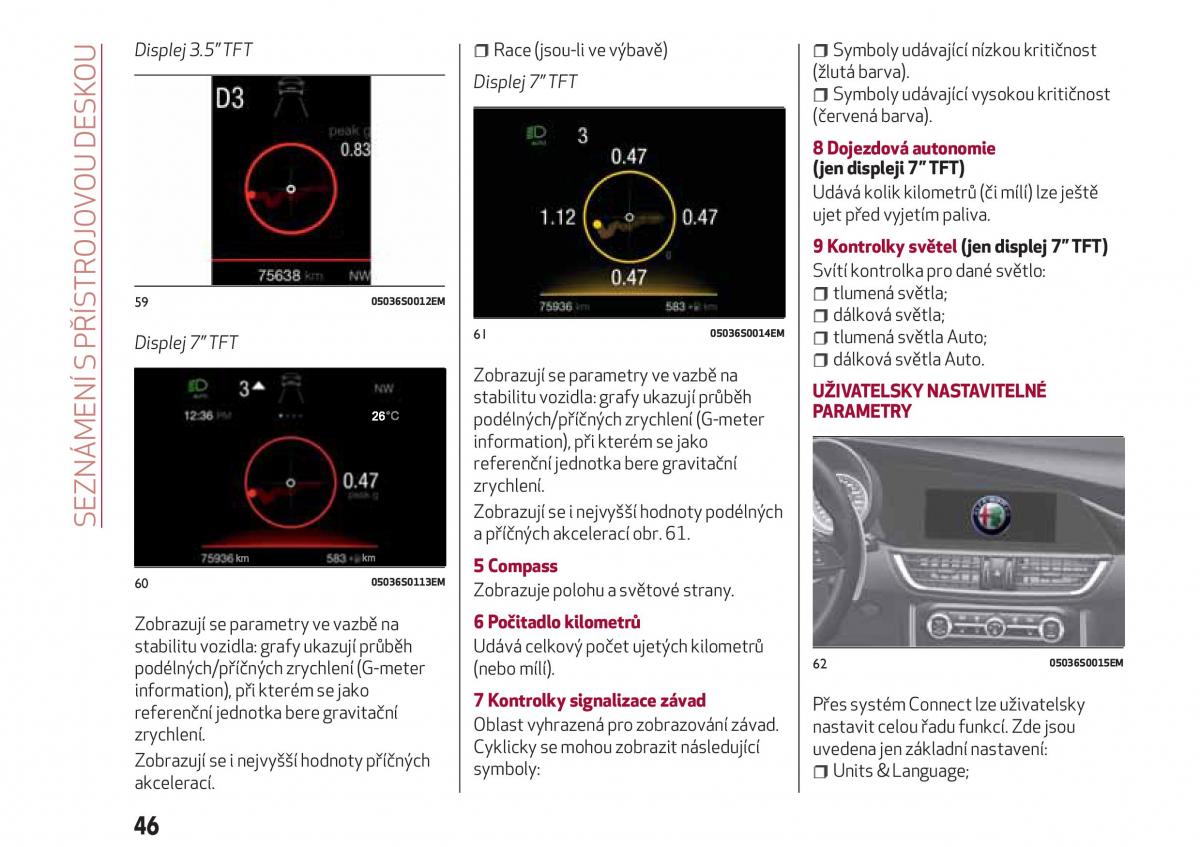 Alfa Romeo Giulia navod k obsludze / page 48