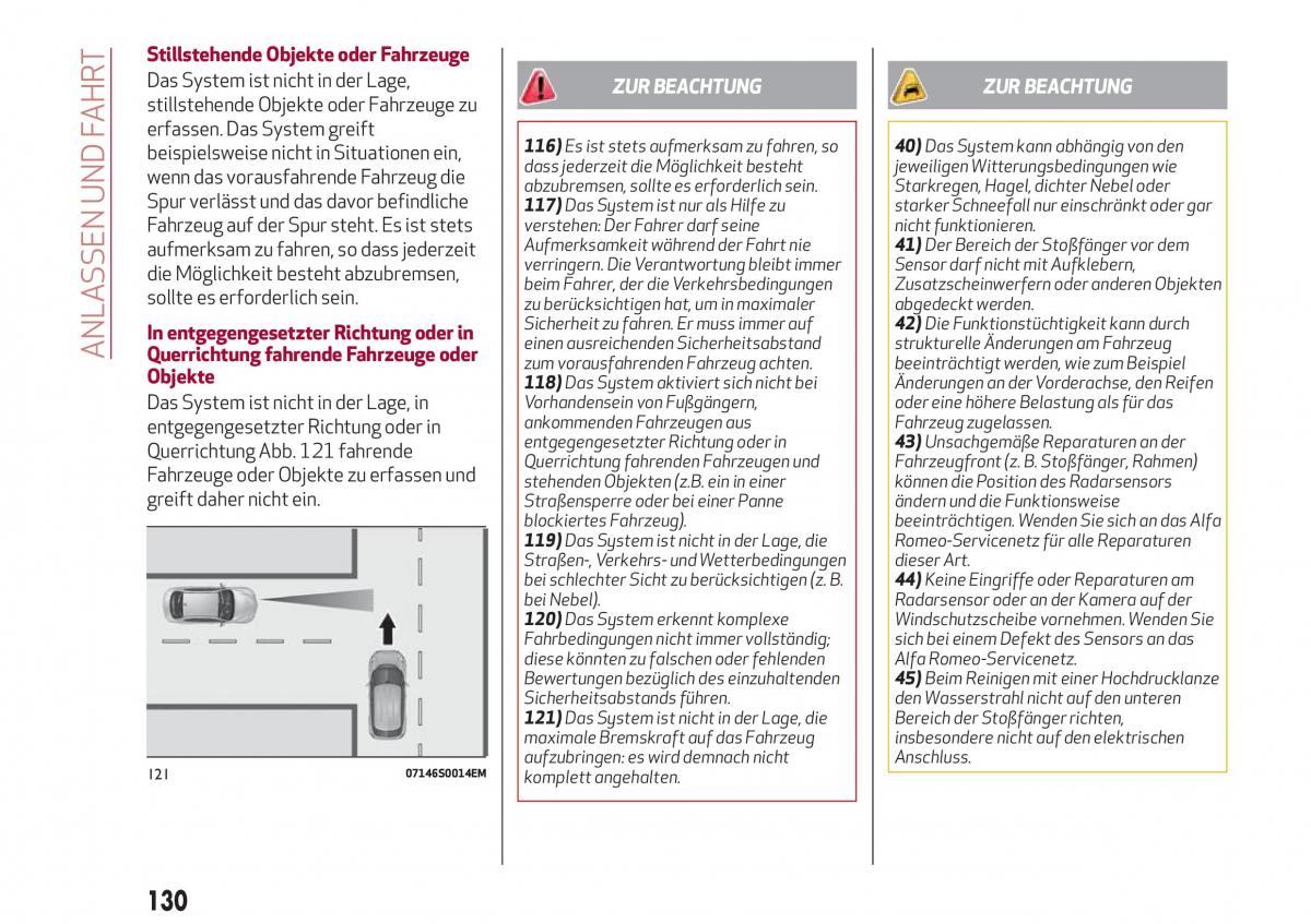 Alfa Romeo Giulia Handbuch / page 132