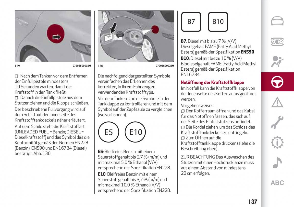 Alfa Romeo Giulia Handbuch / page 139