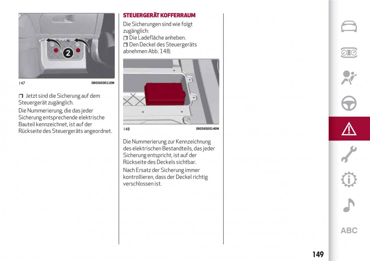 Alfa Romeo Giulia Handbuch / page 151