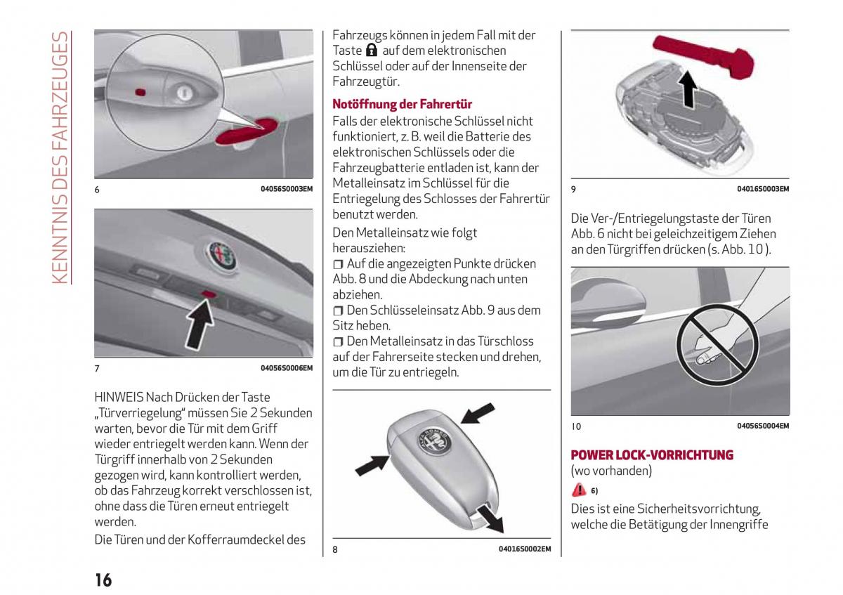 Alfa Romeo Giulia Handbuch / page 18