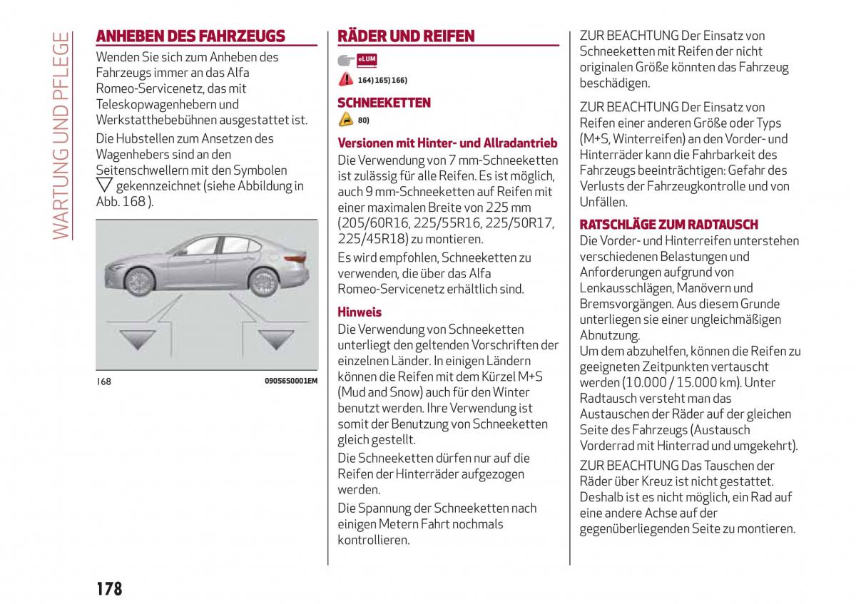 Alfa Romeo Giulia Handbuch / page 180