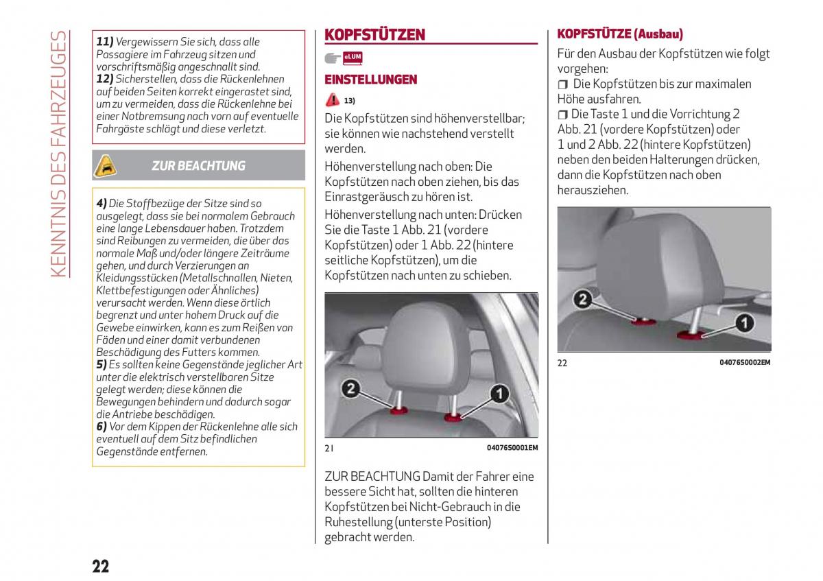 Alfa Romeo Giulia Handbuch / page 24