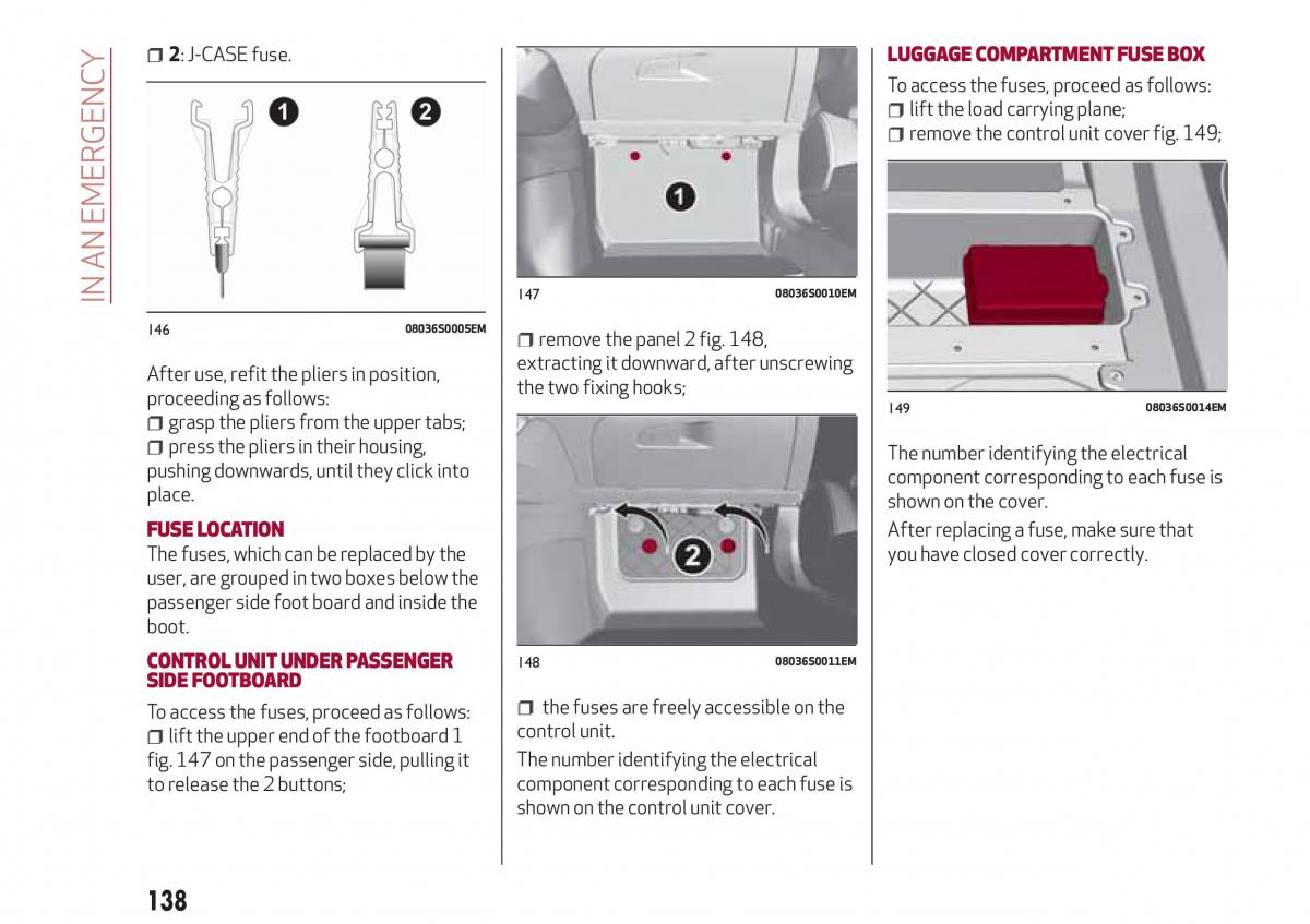 Alfa Romeo Giulia owners manual / page 140