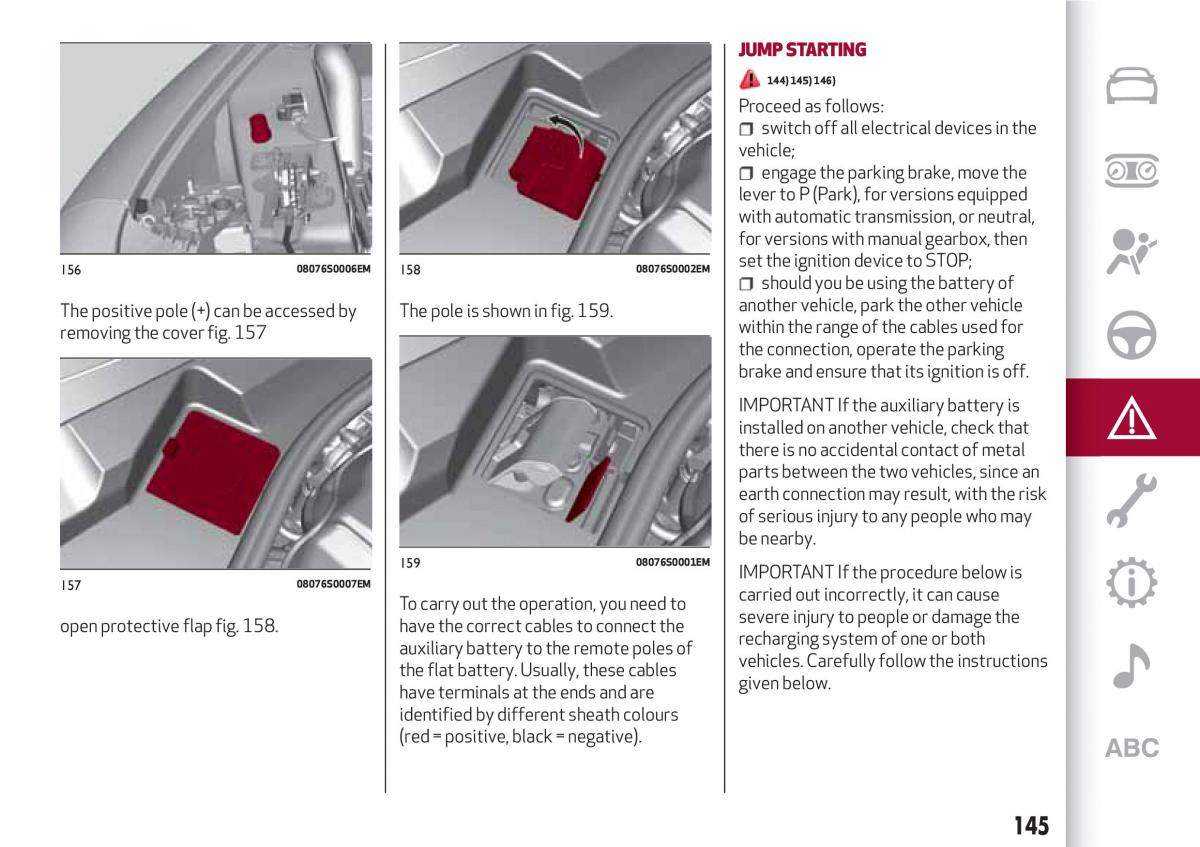 Alfa Romeo Giulia owners manual / page 147