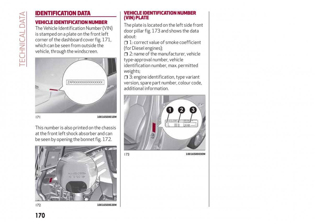 Alfa Romeo Giulia owners manual / page 172