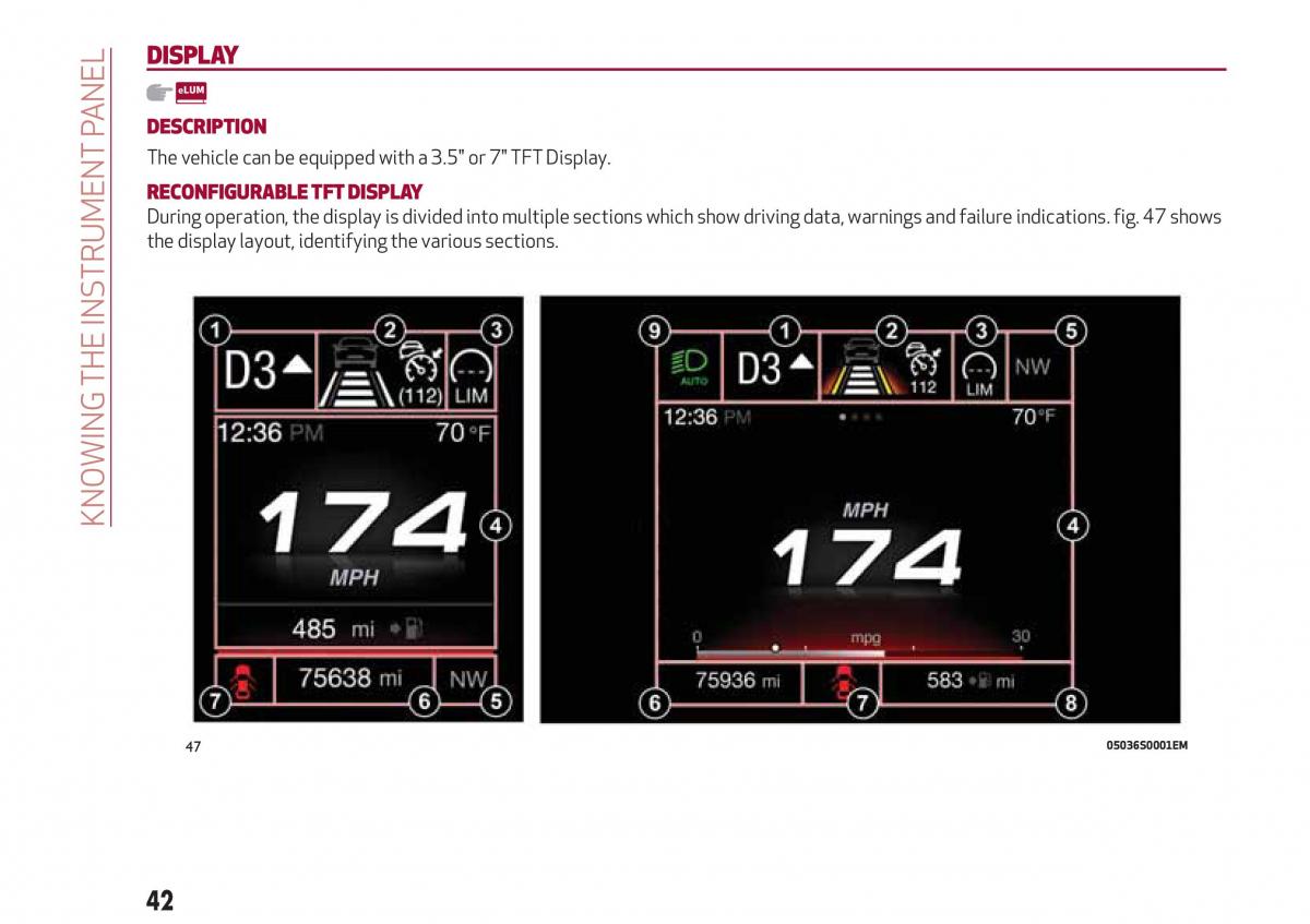 Alfa Romeo Giulia owners manual / page 44