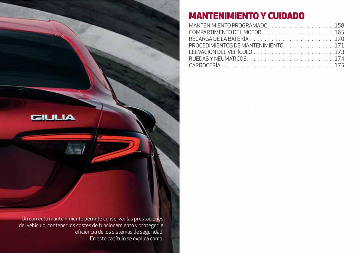 Alfa Romeo Giulia manual del propietario / page 159