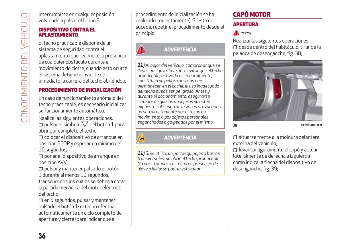 Alfa Romeo Giulia manual del propietario / page 38