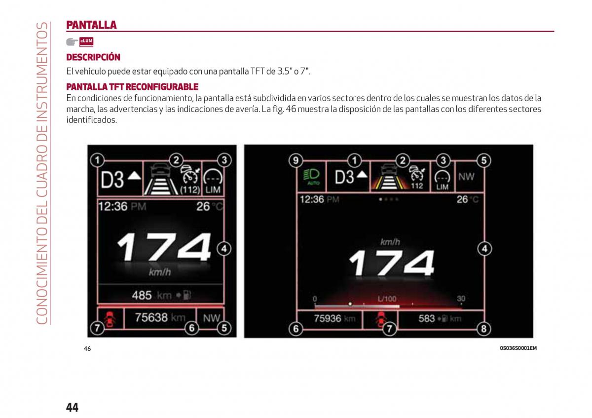 Alfa Romeo Giulia manual del propietario / page 46