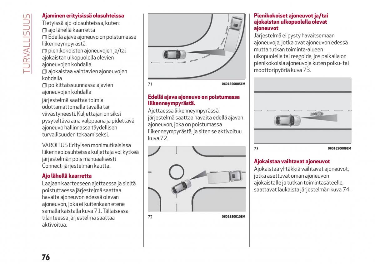 Alfa Romeo Giulia omistajan kasikirja / page 78