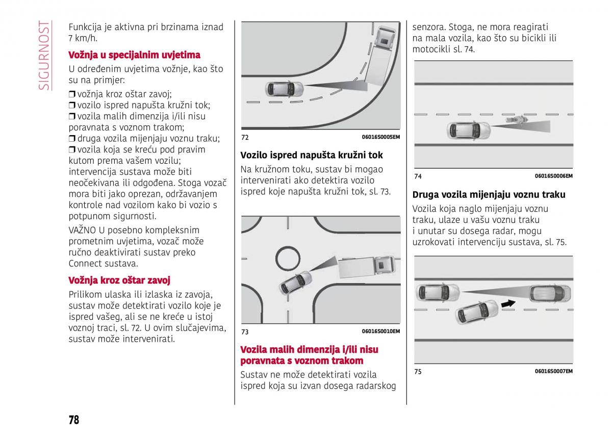 Alfa Romeo Giulia vlasnicko uputstvo / page 80