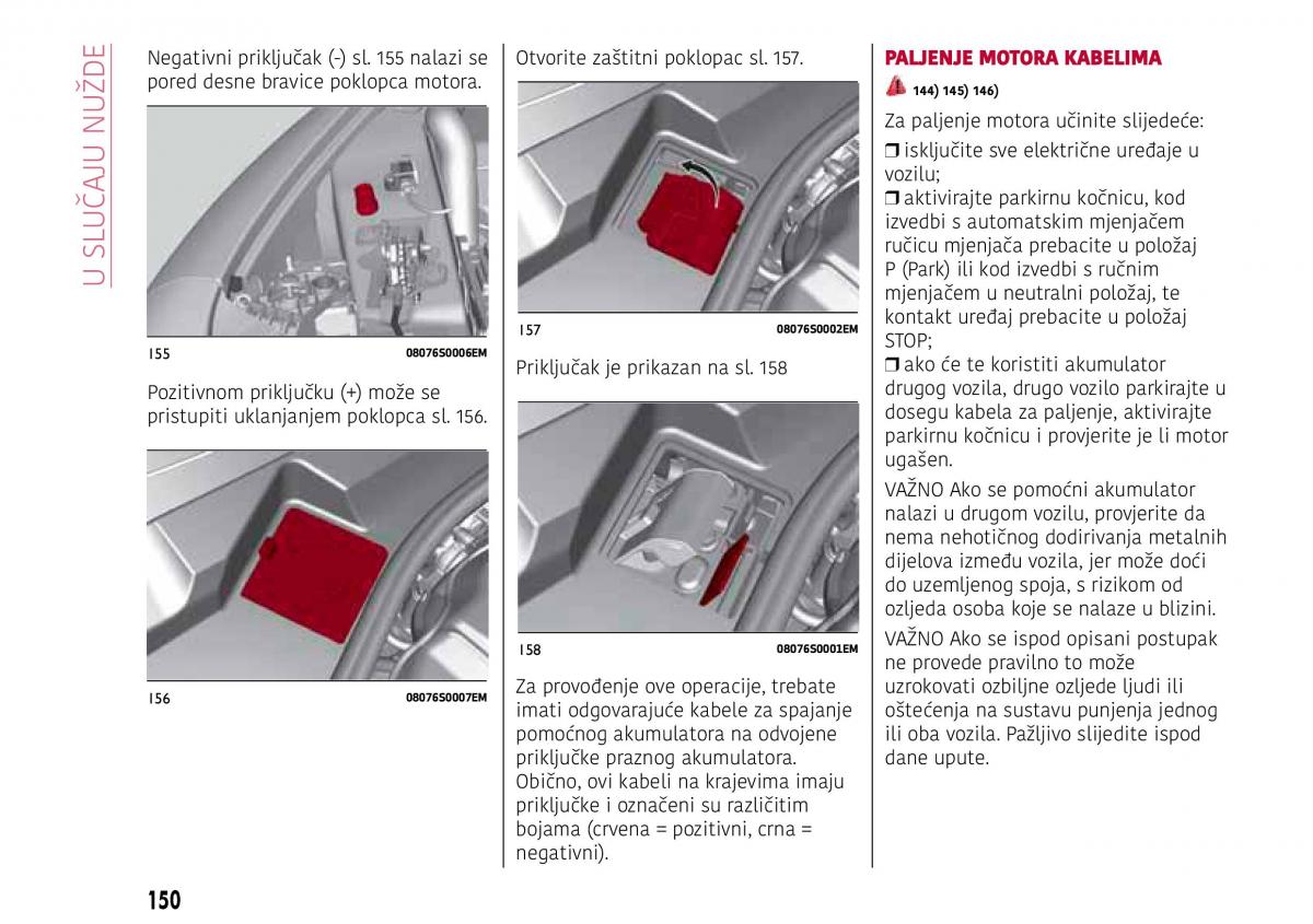 Alfa Romeo Giulia vlasnicko uputstvo / page 152