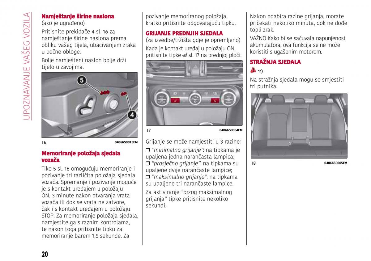 Alfa Romeo Giulia vlasnicko uputstvo / page 22