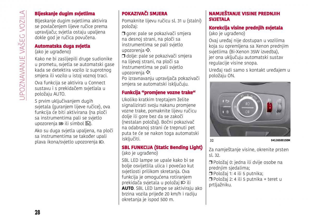 Alfa Romeo Giulia vlasnicko uputstvo / page 30