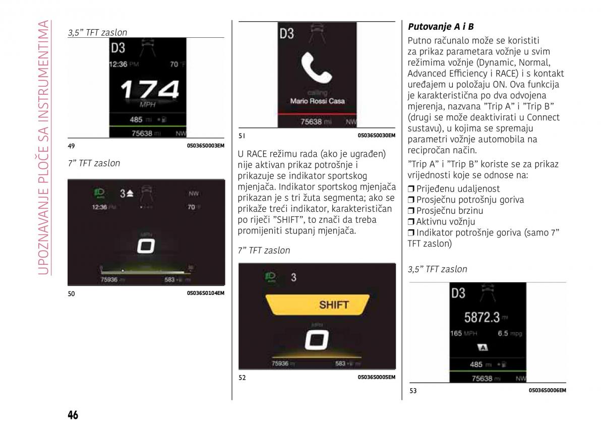 Alfa Romeo Giulia vlasnicko uputstvo / page 48