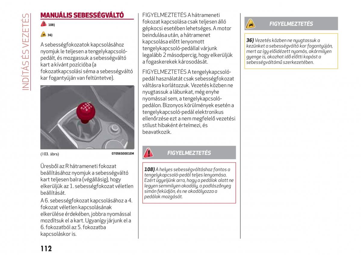 Alfa Romeo Giulia Kezelesi utmutato / page 114