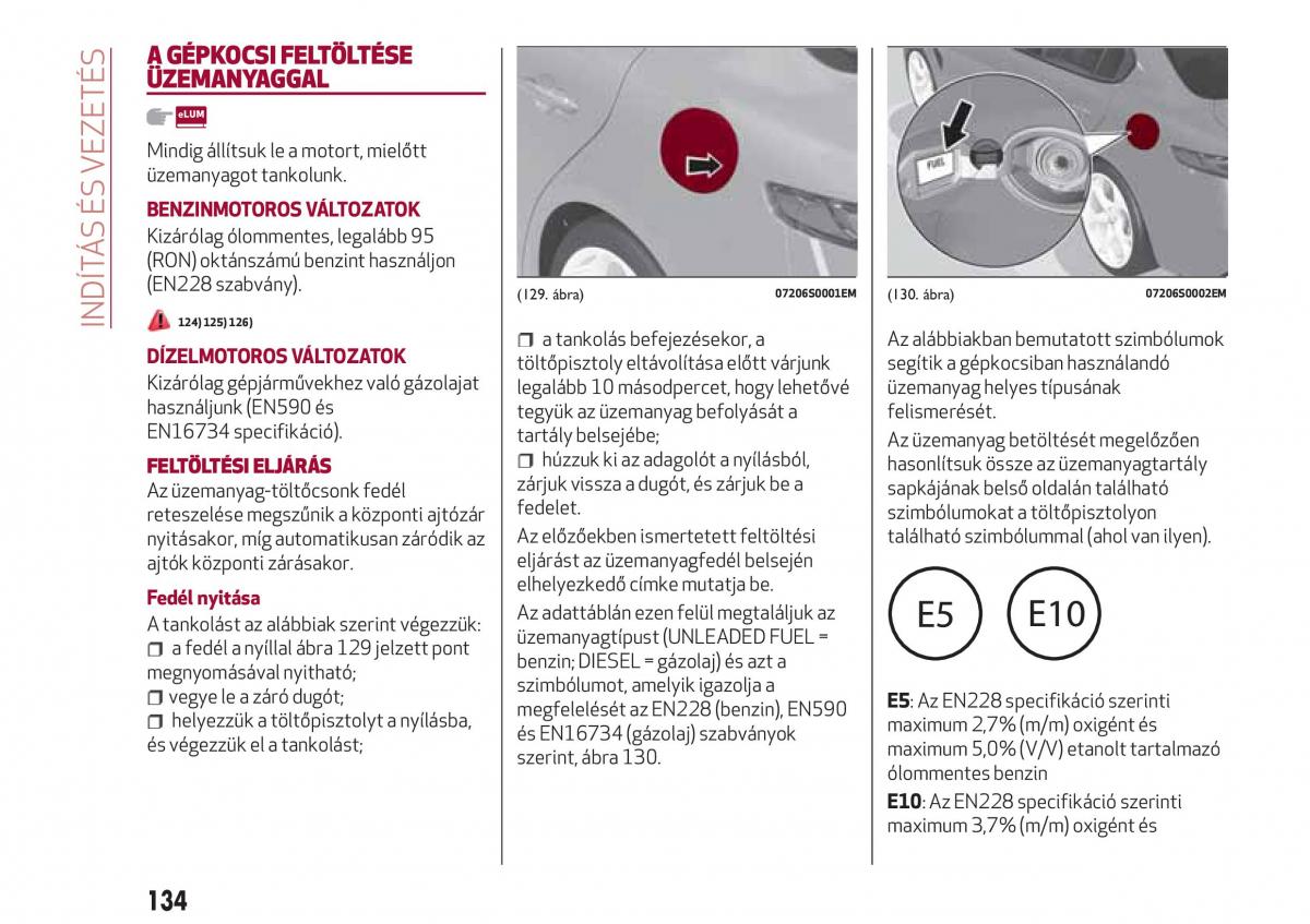 Alfa Romeo Giulia Kezelesi utmutato / page 136