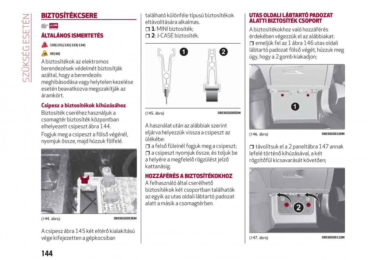 Alfa Romeo Giulia Kezelesi utmutato / page 146