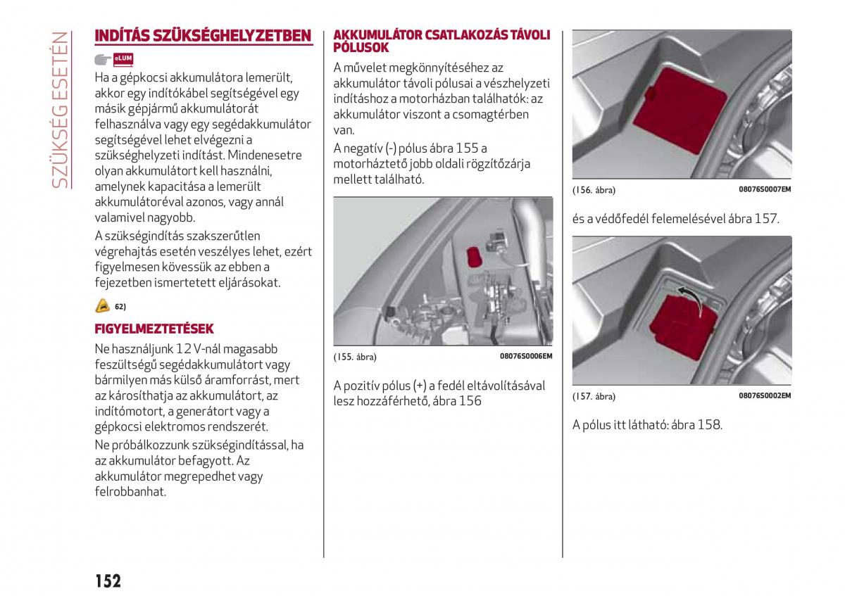 Alfa Romeo Giulia Kezelesi utmutato / page 154