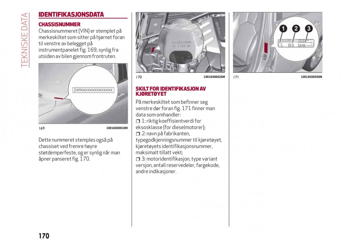 Alfa Romeo Giulia bruksanvisningen / page 172