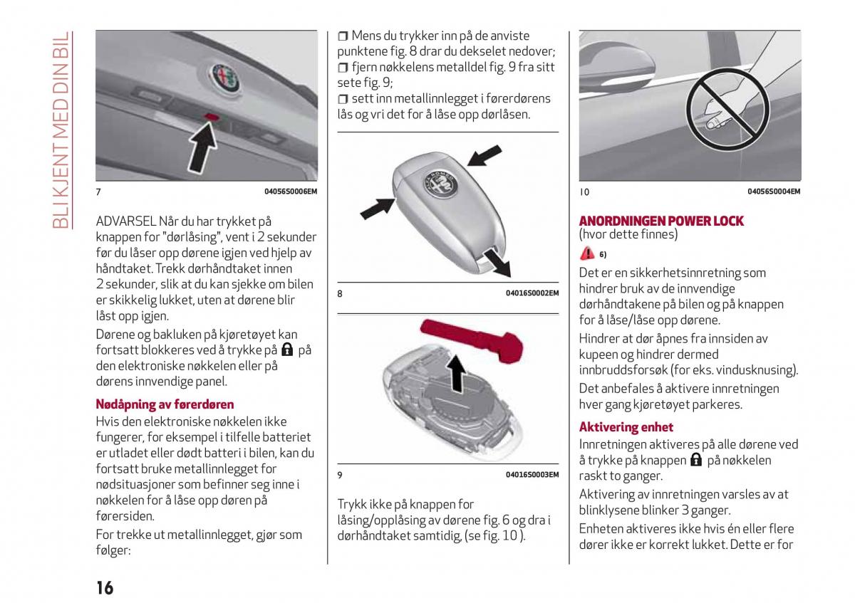 Alfa Romeo Giulia bruksanvisningen / page 18