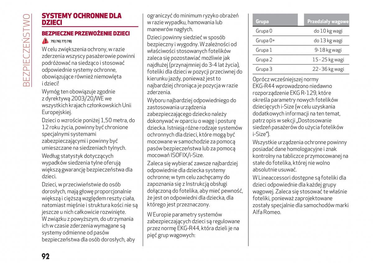 Alfa Romeo Giulia instrukcja obslugi / page 94