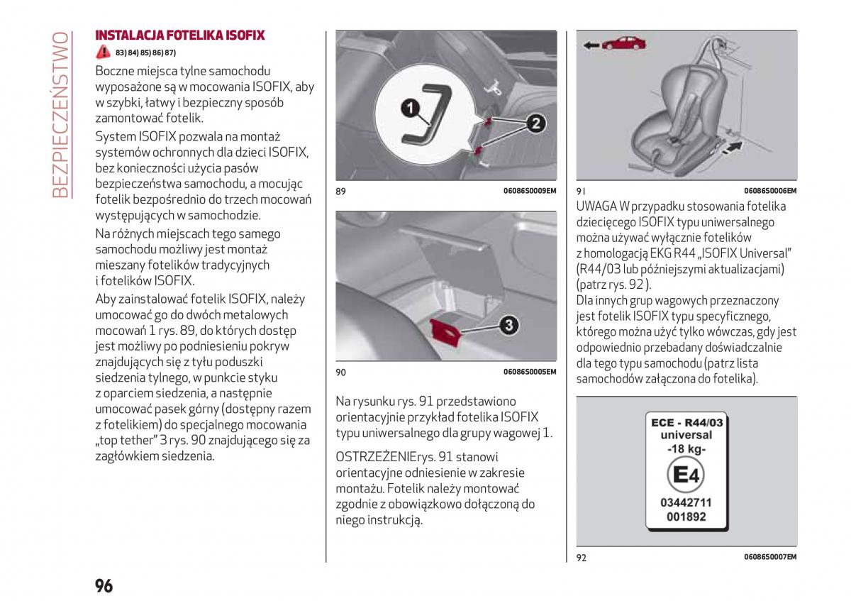 Alfa Romeo Giulia instrukcja obslugi / page 98