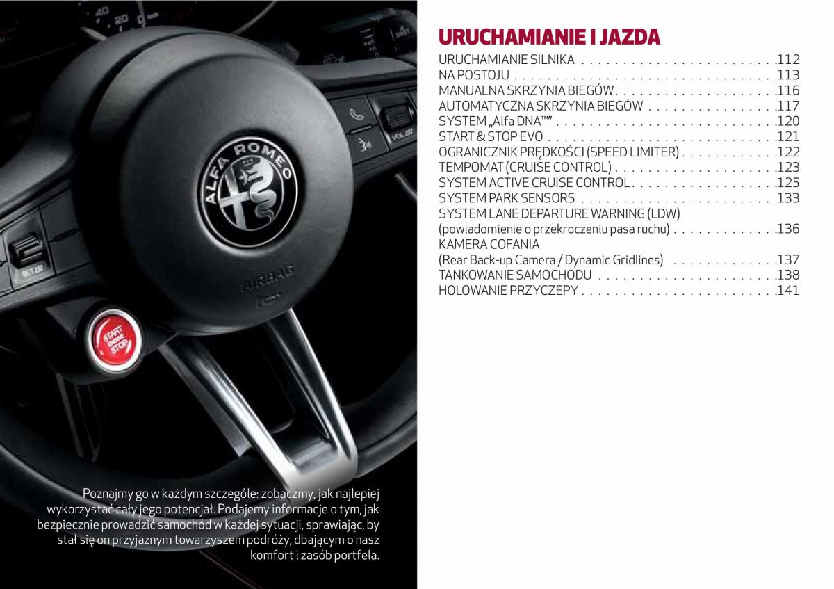 Alfa Romeo Giulia instrukcja obslugi / page 113