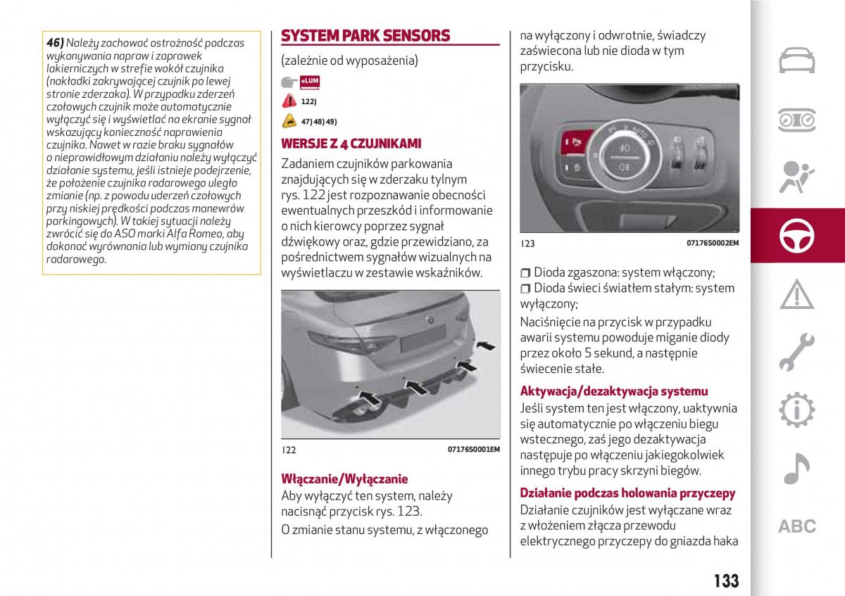 Alfa Romeo Giulia instrukcja obslugi / page 135