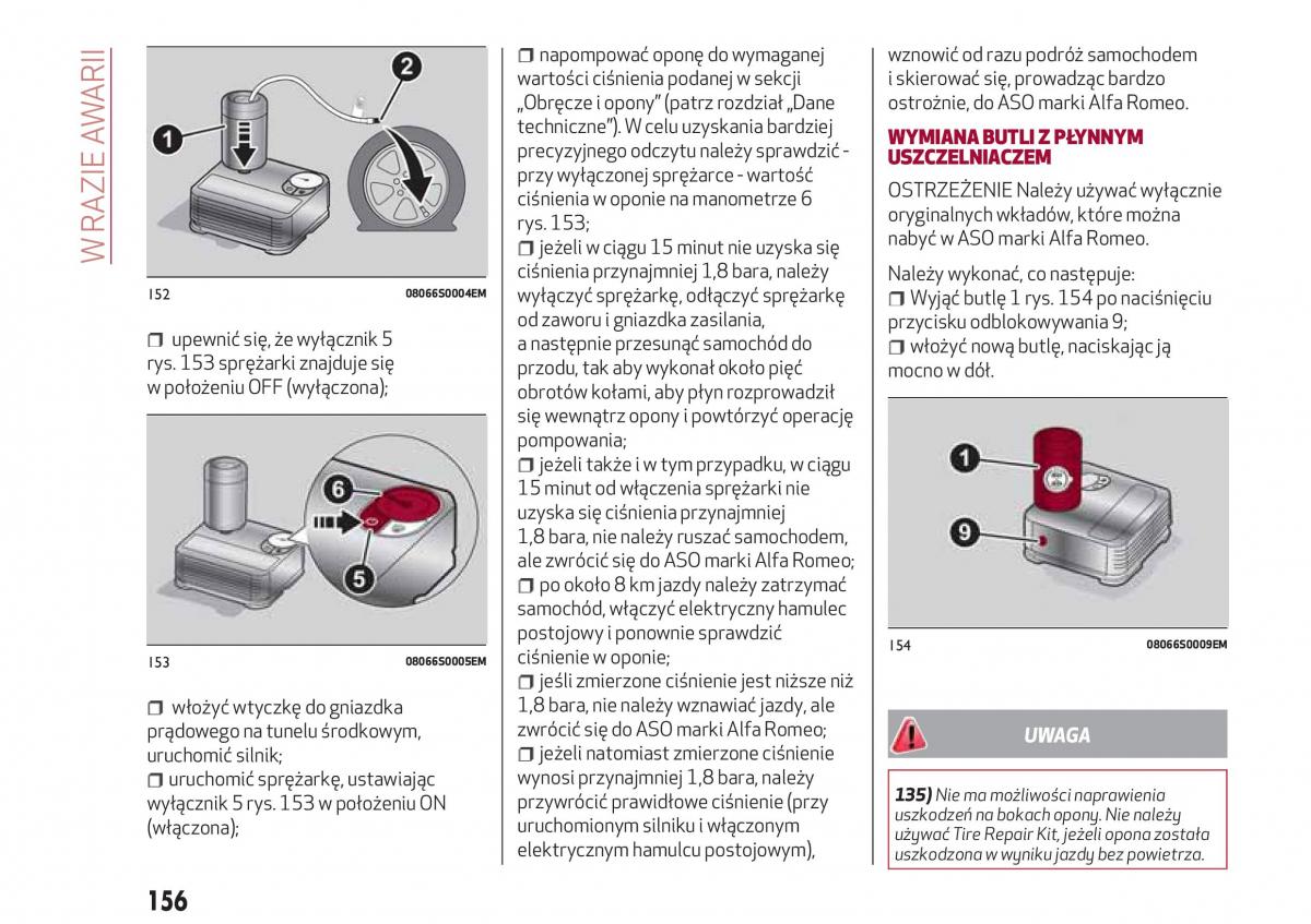 Alfa Romeo Giulia instrukcja obslugi / page 158