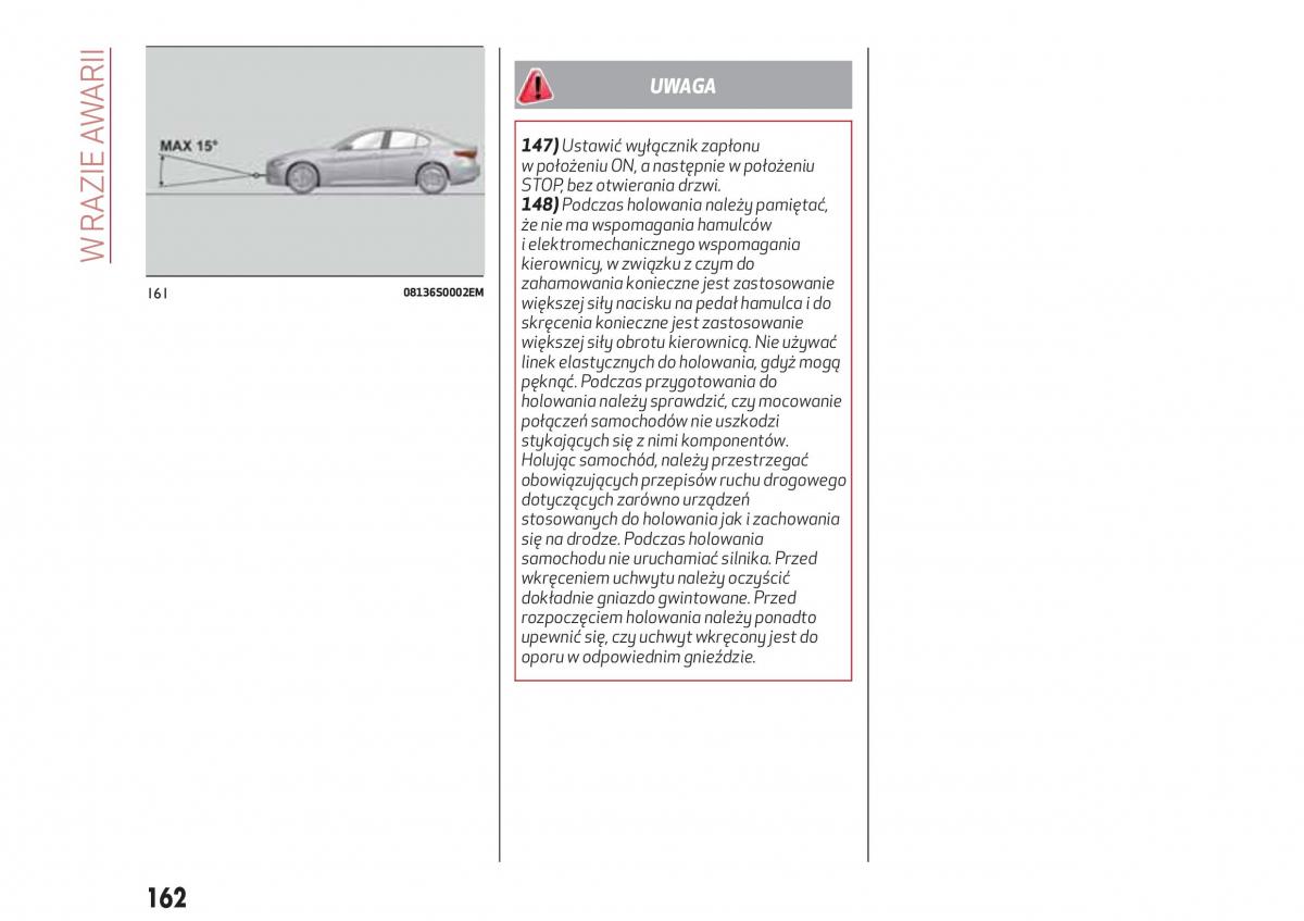 Alfa Romeo Giulia instrukcja obslugi / page 164