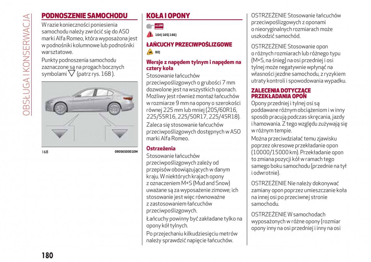 Alfa Romeo Giulia instrukcja obslugi / page 182