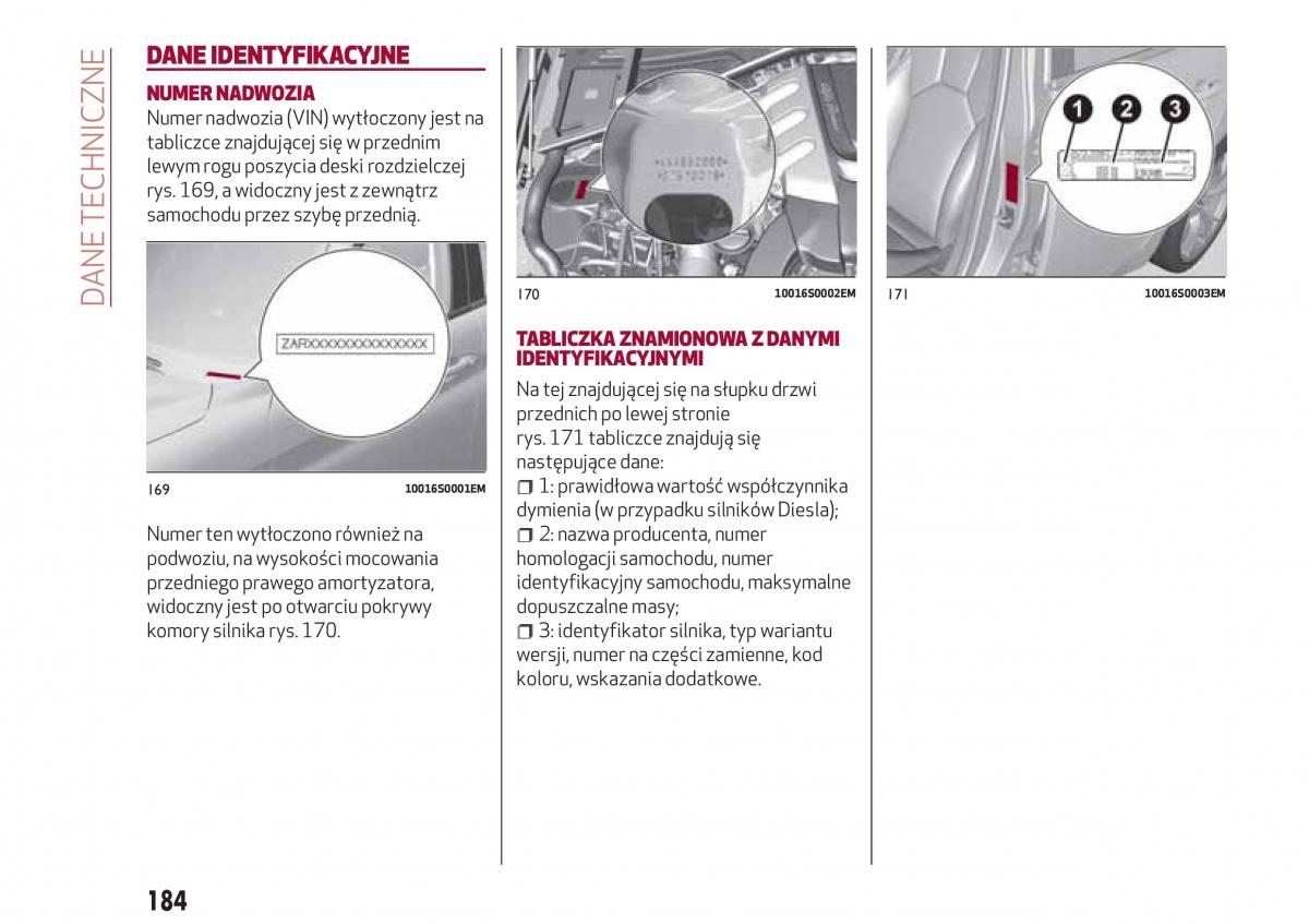 Alfa Romeo Giulia instrukcja obslugi / page 186